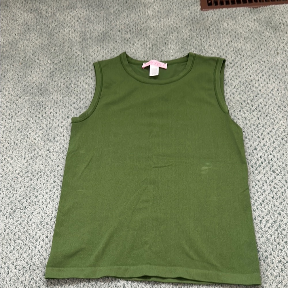 Kids Green Sleeveless Top
